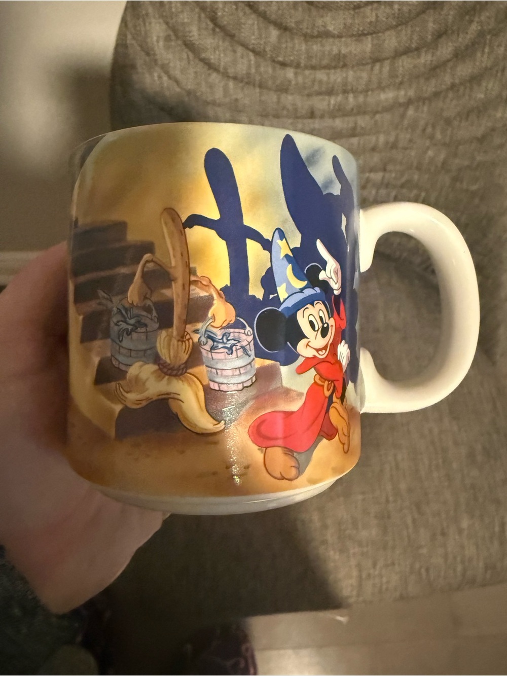 Vintage Disney Sorcerer Mickey Ceramic mug
